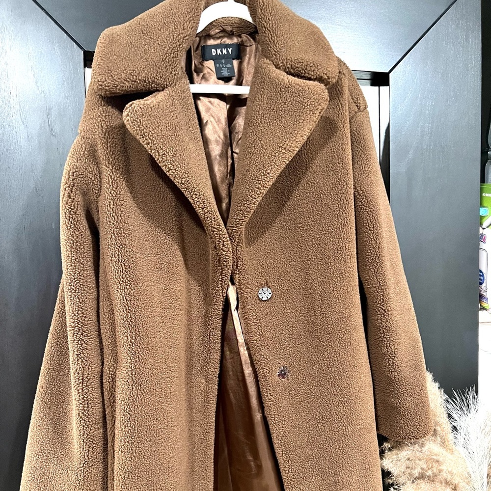 Brown DKNY coat